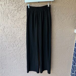 Black Wide-Leg Pants